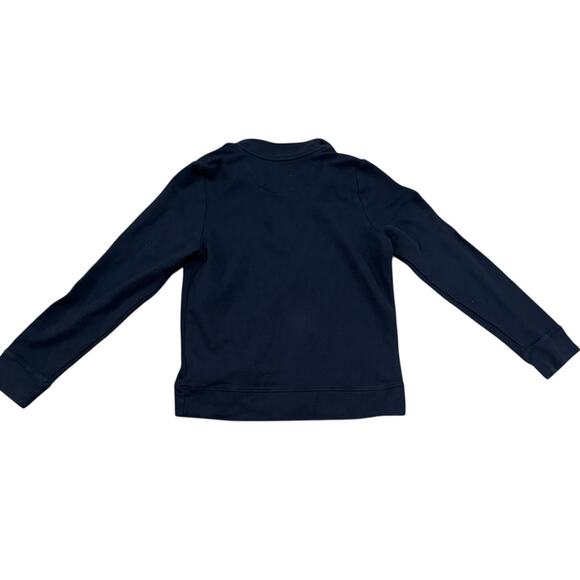 Vineyard Vines Boys Cotton Quarter Zip Pullover Navy Size SMALL 8/10 - Picture 2 of 5